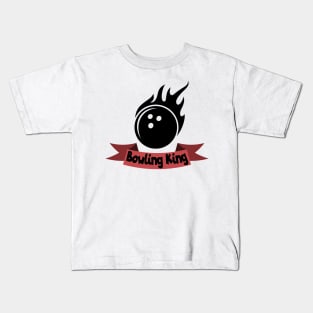 Bowling king Kids T-Shirt